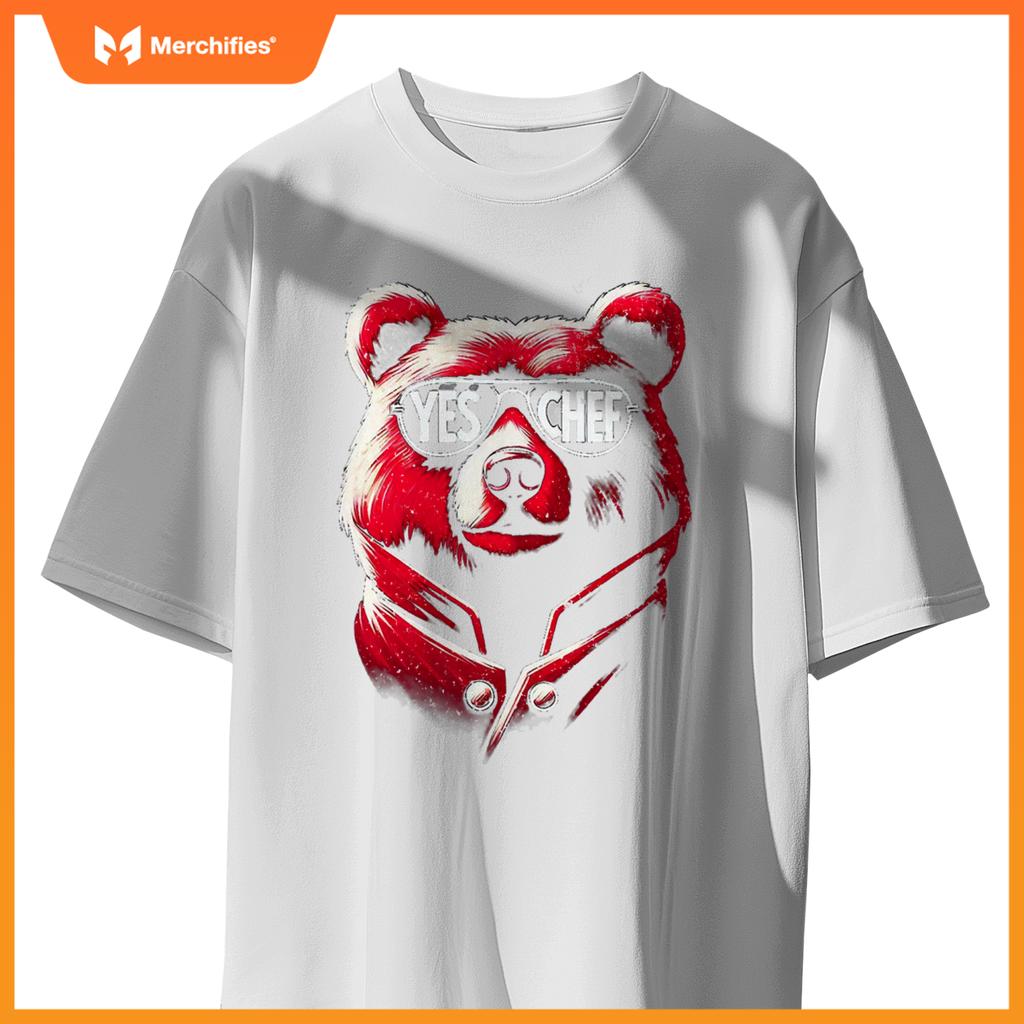 M367 Yes,  Chef Kitchen Bear T-Shirt