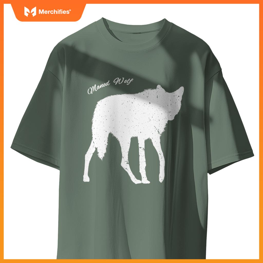 Maned Wolf South American Wild Dog Wolf Lovers Design T-Shirt