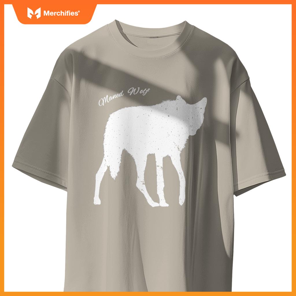 Maned Wolf South American Wild Dog Wolf Lovers Design T-Shirt