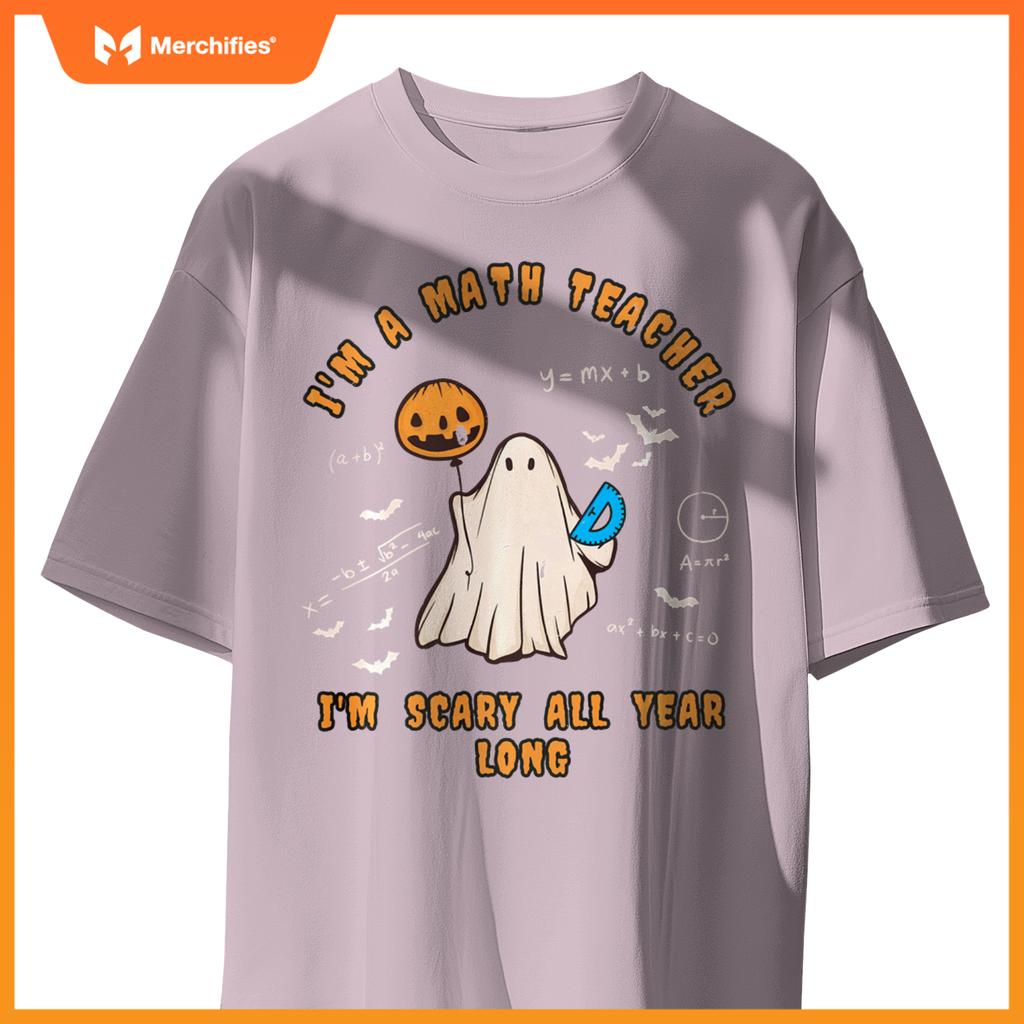Math teacher scary all year long  halloween ghost teach
