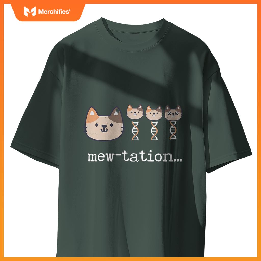 Mew-tation  cat science dna cells biology teacher