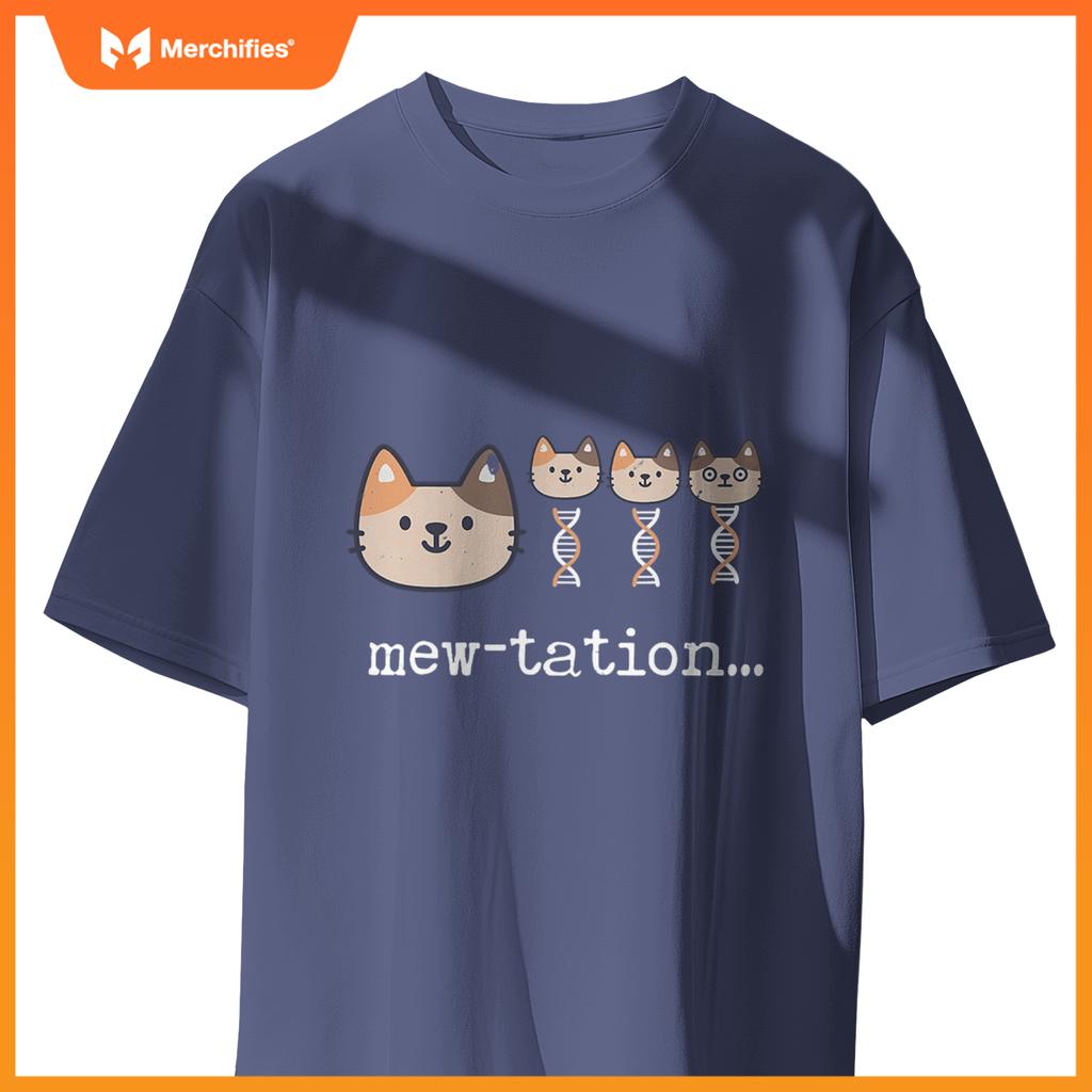 Mew-tation  cat science dna cells biology teacher