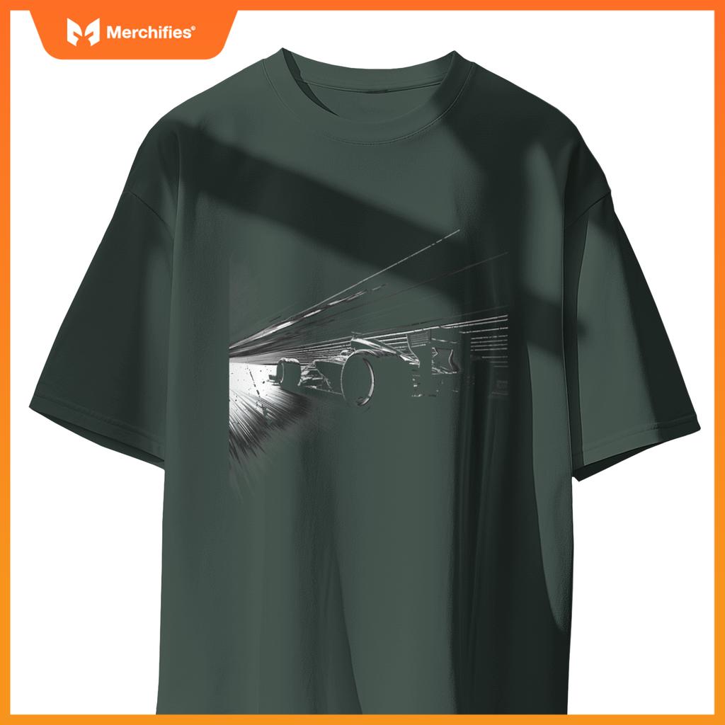 Mula Car Racing Night Race Track Circuit Mula Car Fan T-Shirt