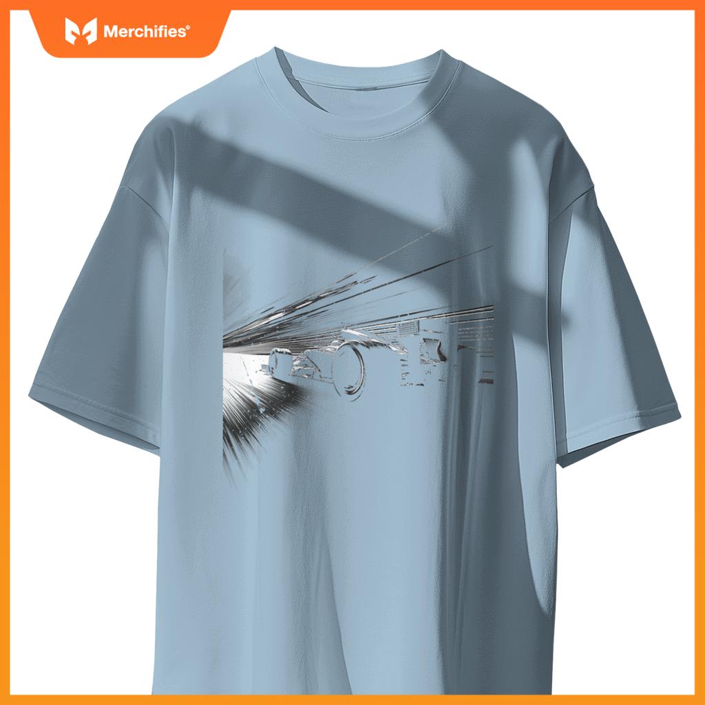 Mula Car Racing Night Race Track Circuit Mula Car Fan T-Shirt
