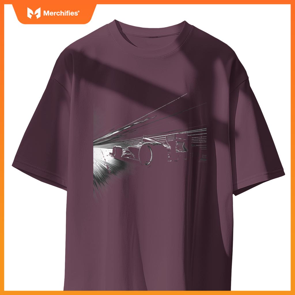 Mula Car Racing Night Race Track Circuit Mula Car Fan T-Shirt