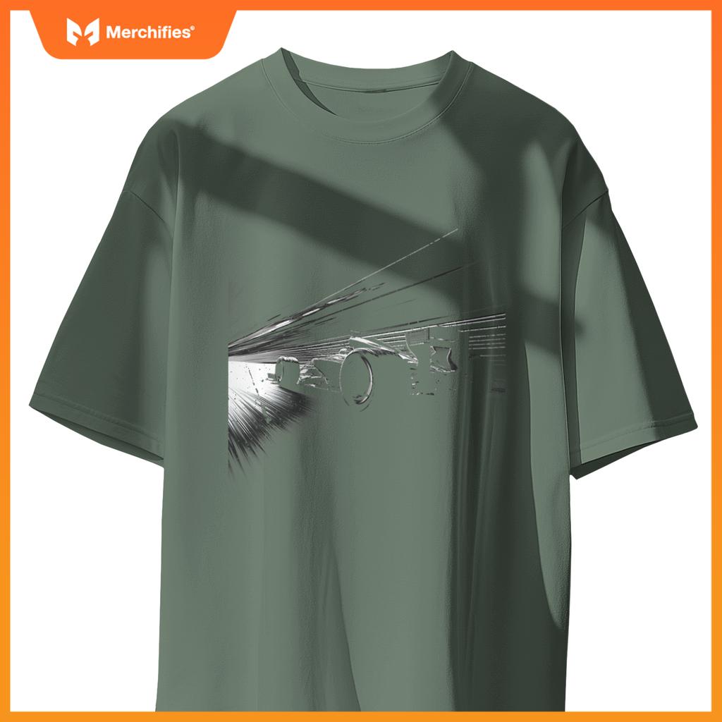 Mula Car Racing Night Race Track Circuit Mula Car Fan T-Shirt