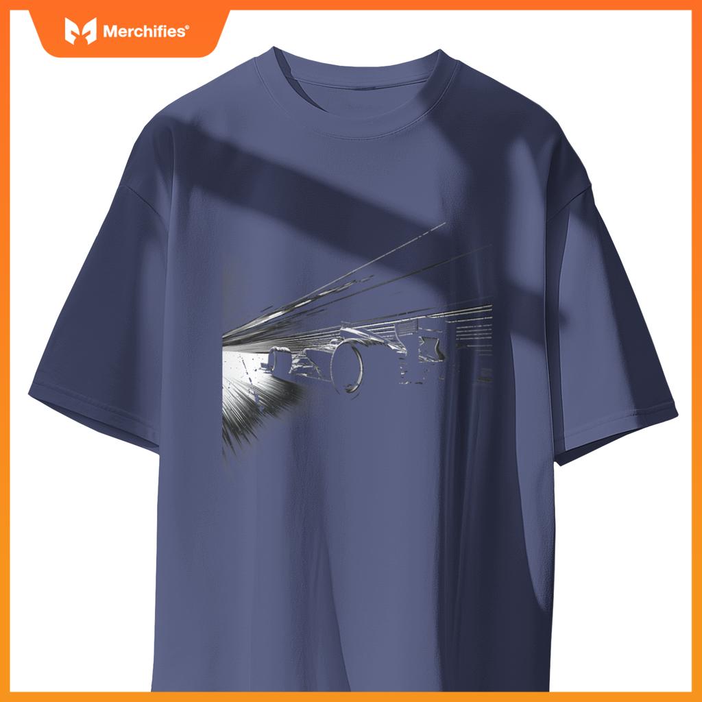 Mula Car Racing Night Race Track Circuit Mula Car Fan T-Shirt