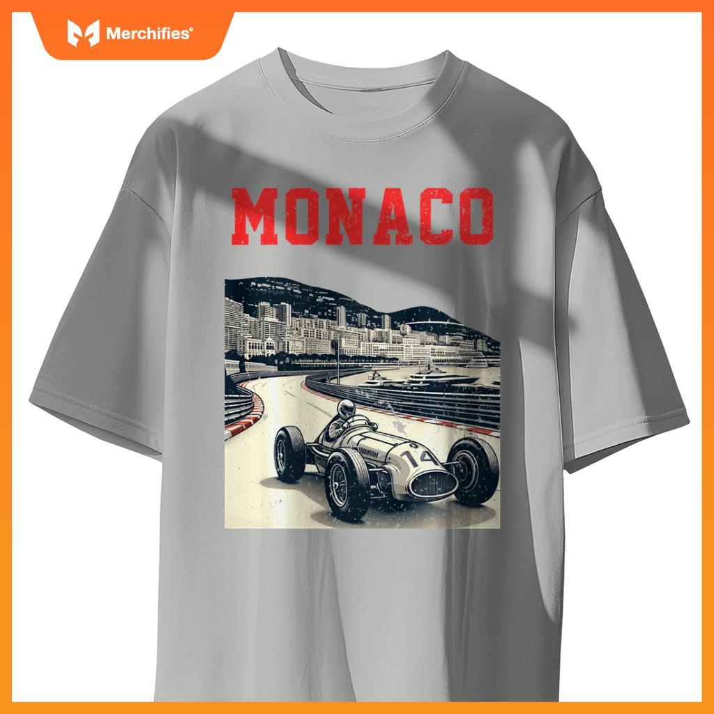 Mula Monaco City Monte Carlo Circuit Car Old Sweat T-Shirt