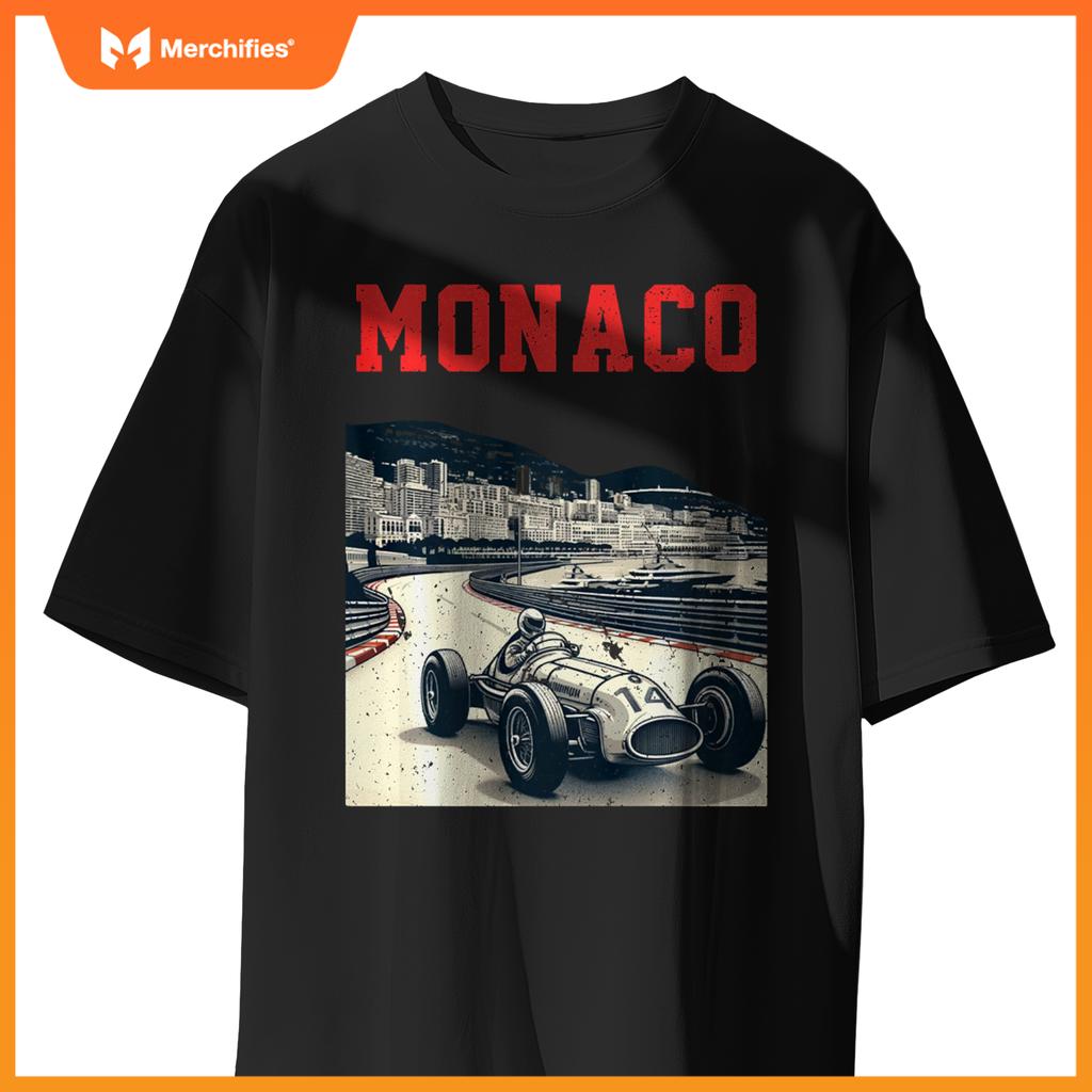 Mula Monaco City Monte Carlo Circuit Car Old Sweat T-Shirt