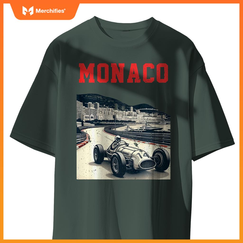 Mula Monaco City Monte Carlo Circuit Car Old Sweat T-Shirt