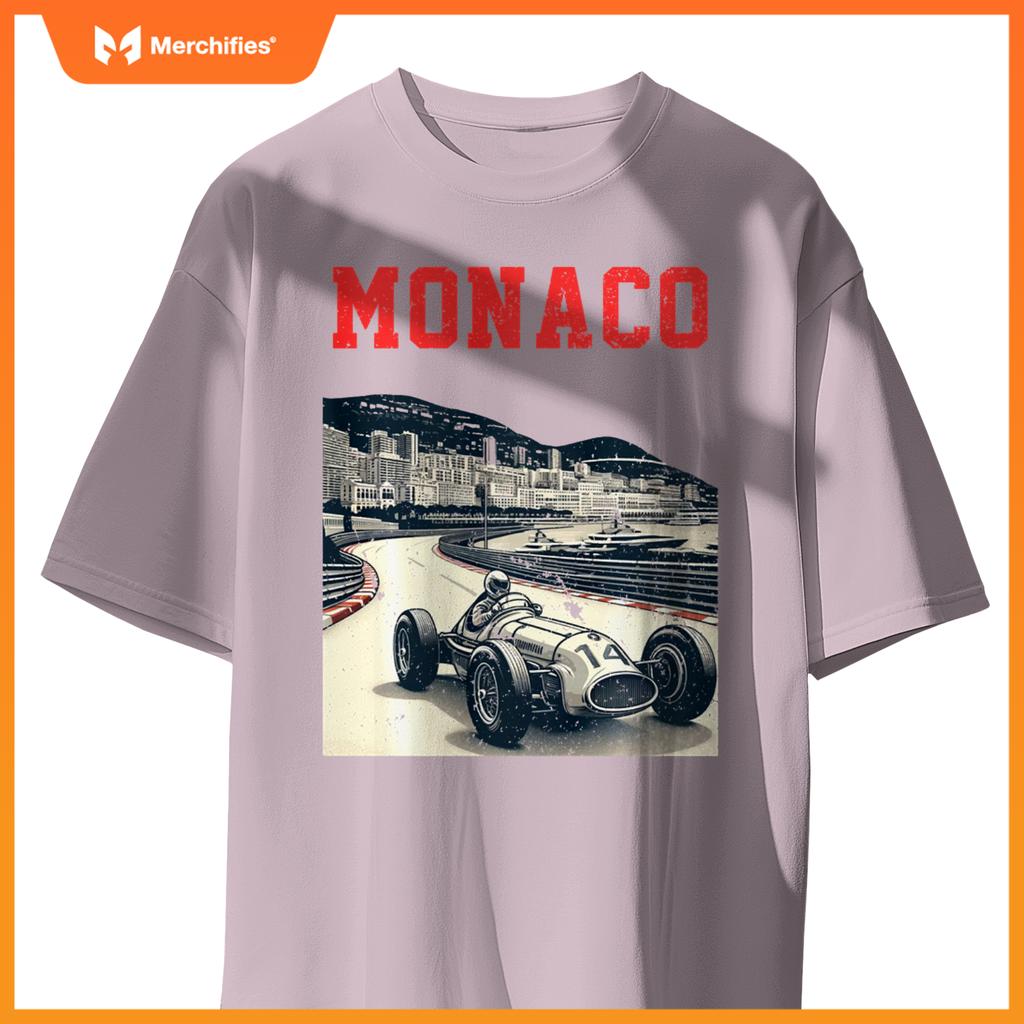 Mula Monaco City Monte Carlo Circuit Car Old Sweat T-Shirt