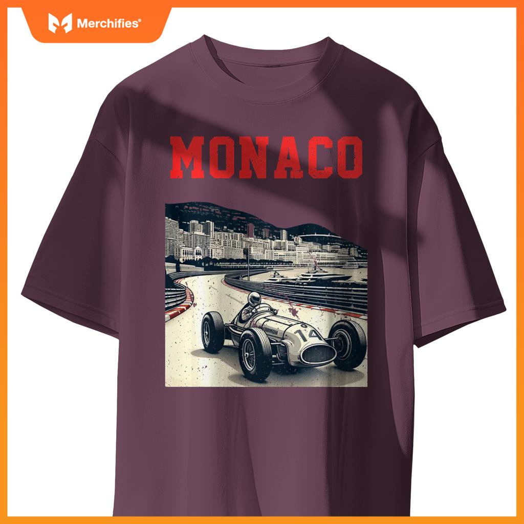 Mula Monaco City Monte Carlo Circuit Car Old Sweat T-Shirt