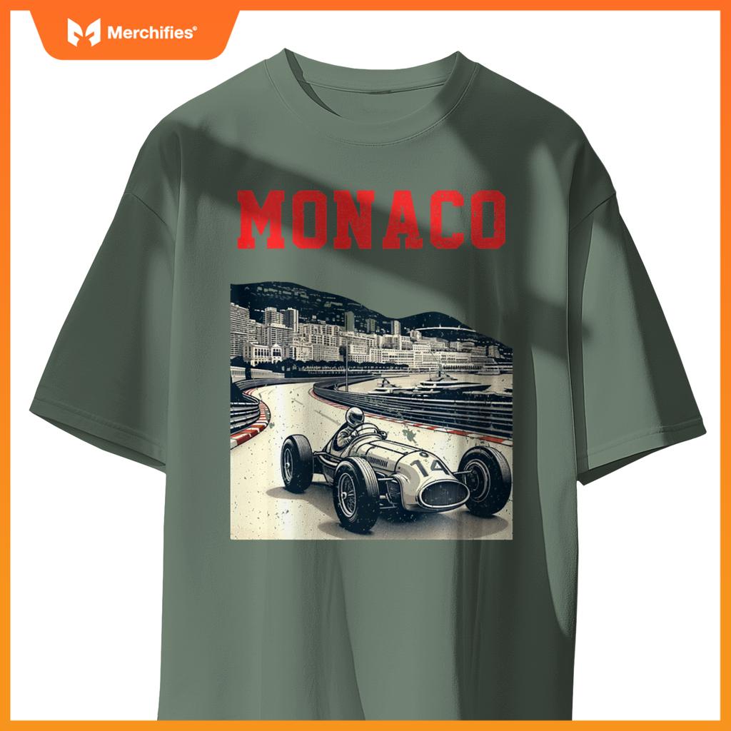 Mula Monaco City Monte Carlo Circuit Car Old Sweat T-Shirt