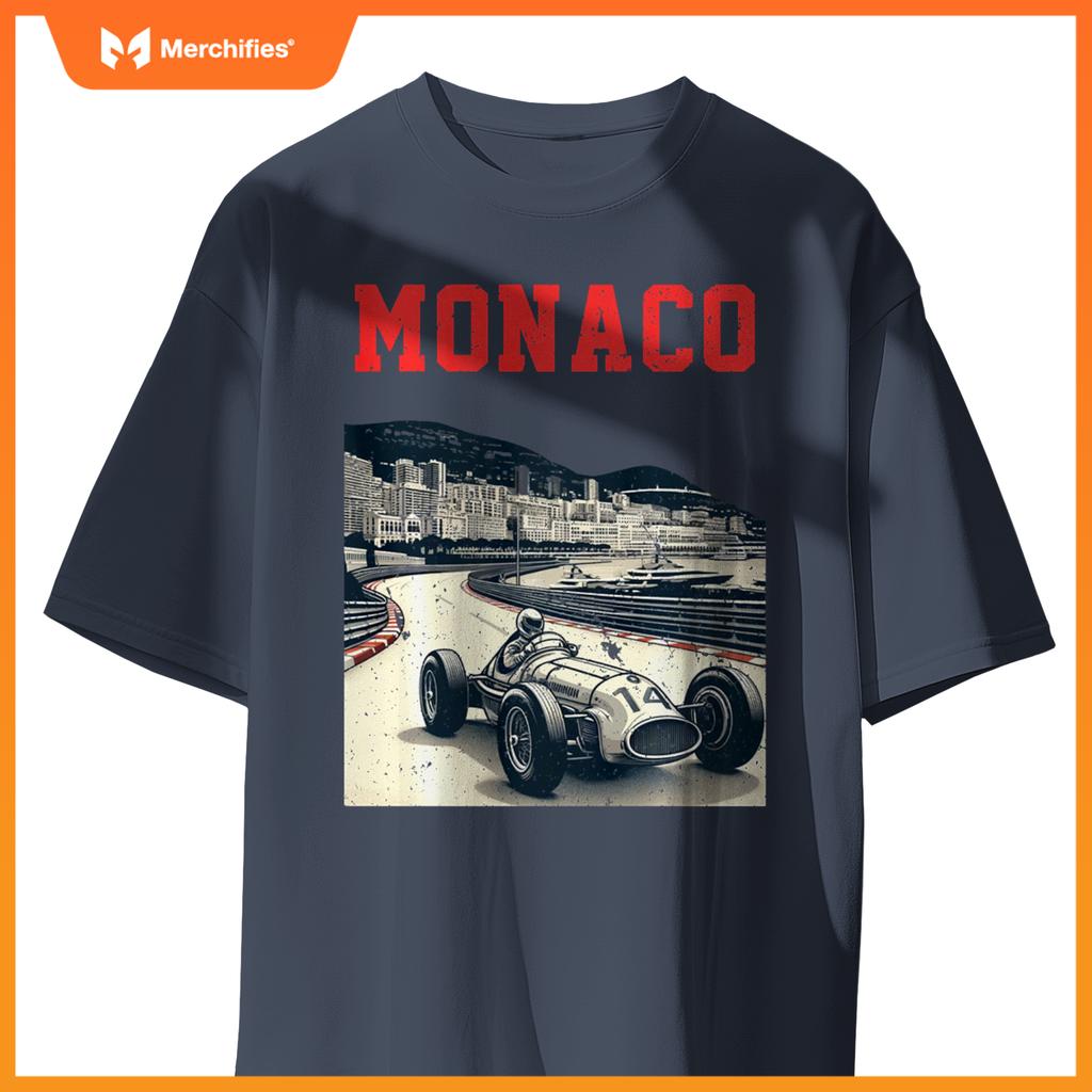 Mula Monaco City Monte Carlo Circuit Car Old Sweat T-Shirt