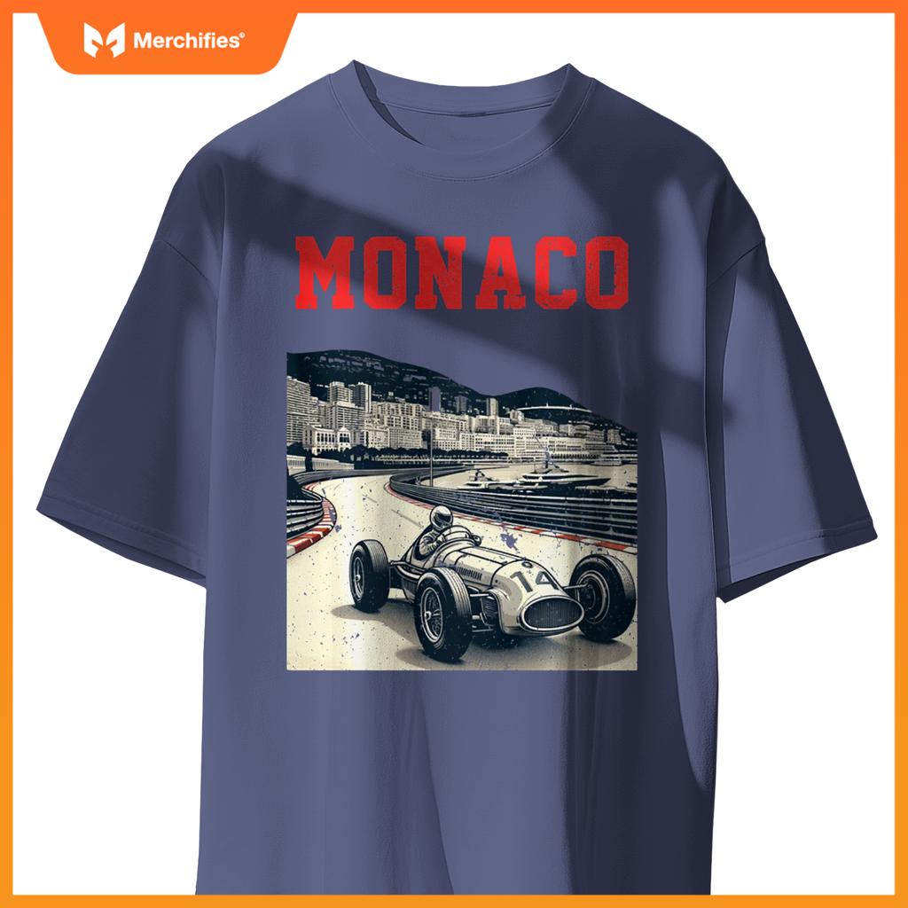 Mula Monaco City Monte Carlo Circuit Car Old Sweat T-Shirt