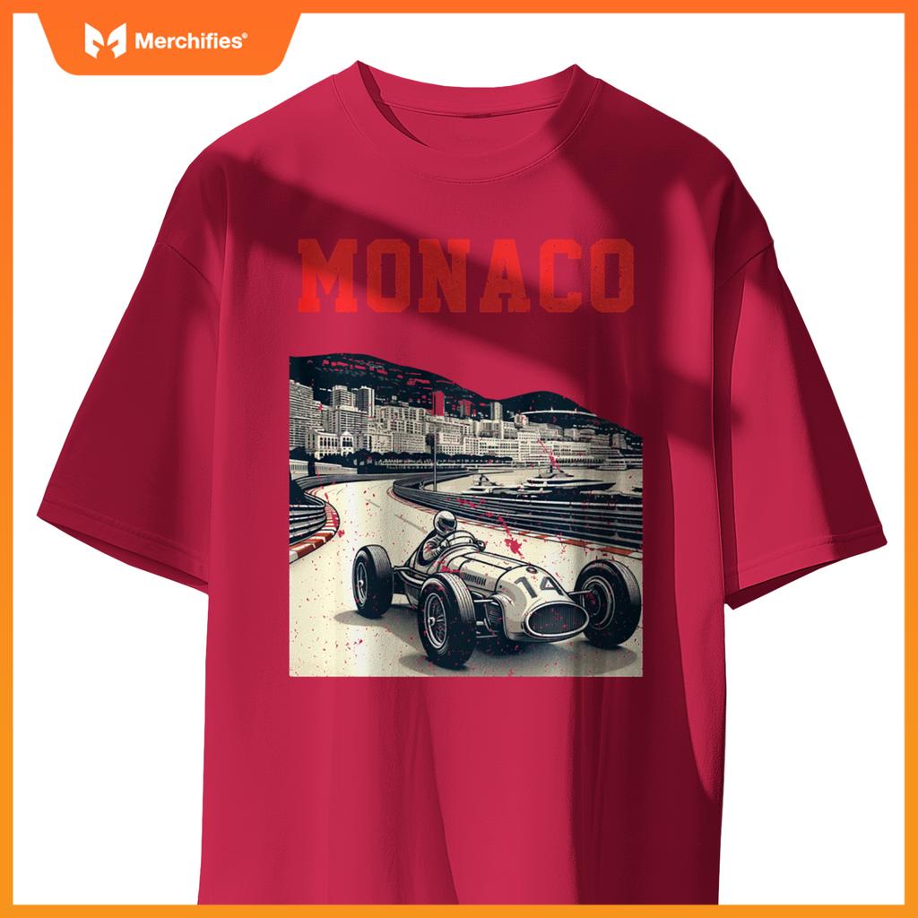 Mula Monaco City Monte Carlo Circuit Car Old Sweat T-Shirt