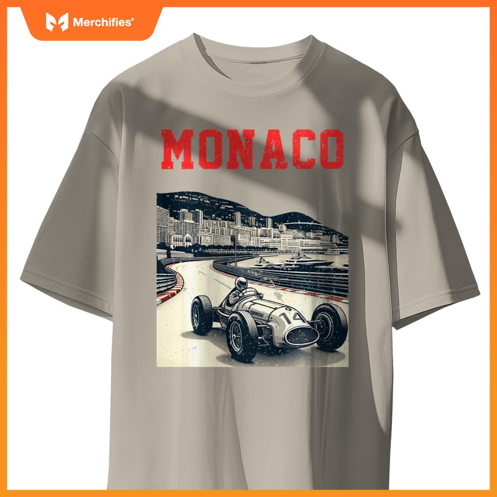 Mula Monaco City Monte Carlo Circuit Car Old Sweat T-Shirt