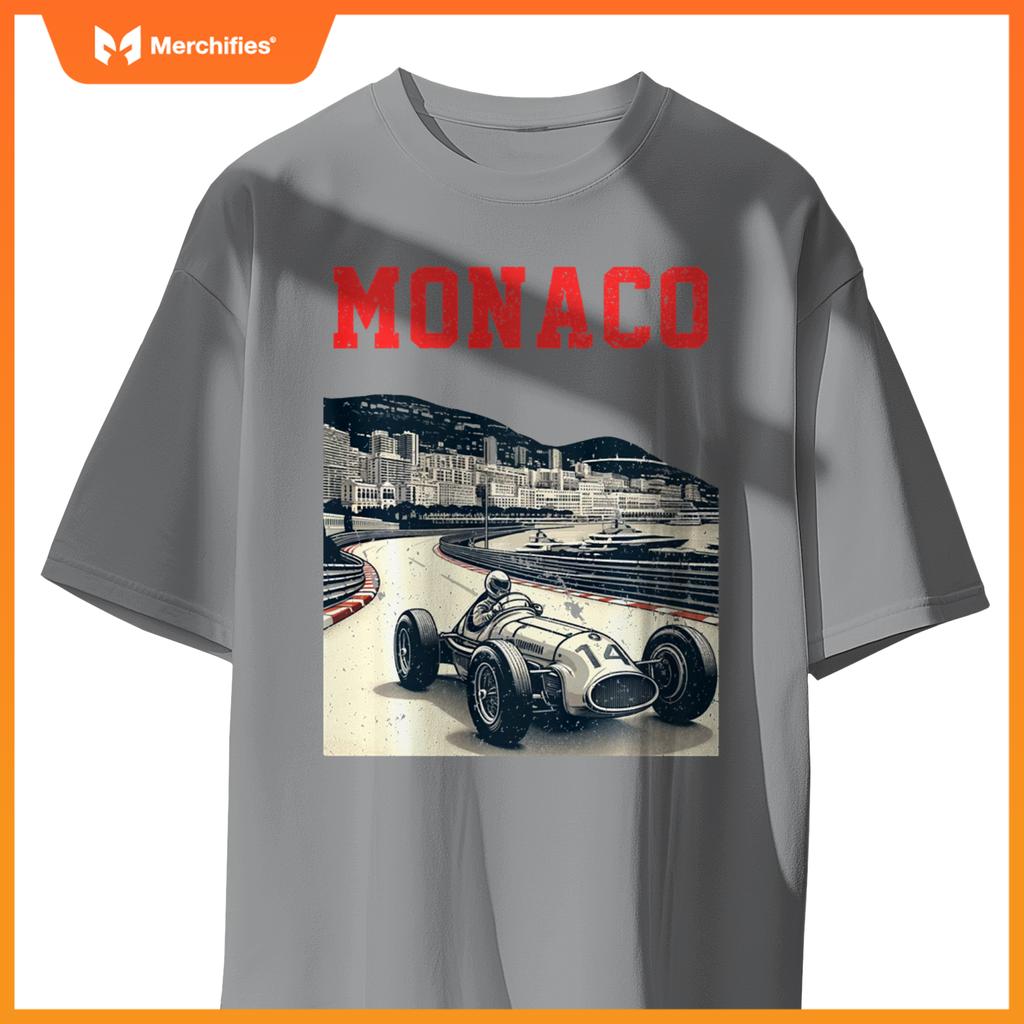 Mula Monaco City Monte Carlo Circuit Car Old Sweat T-Shirt