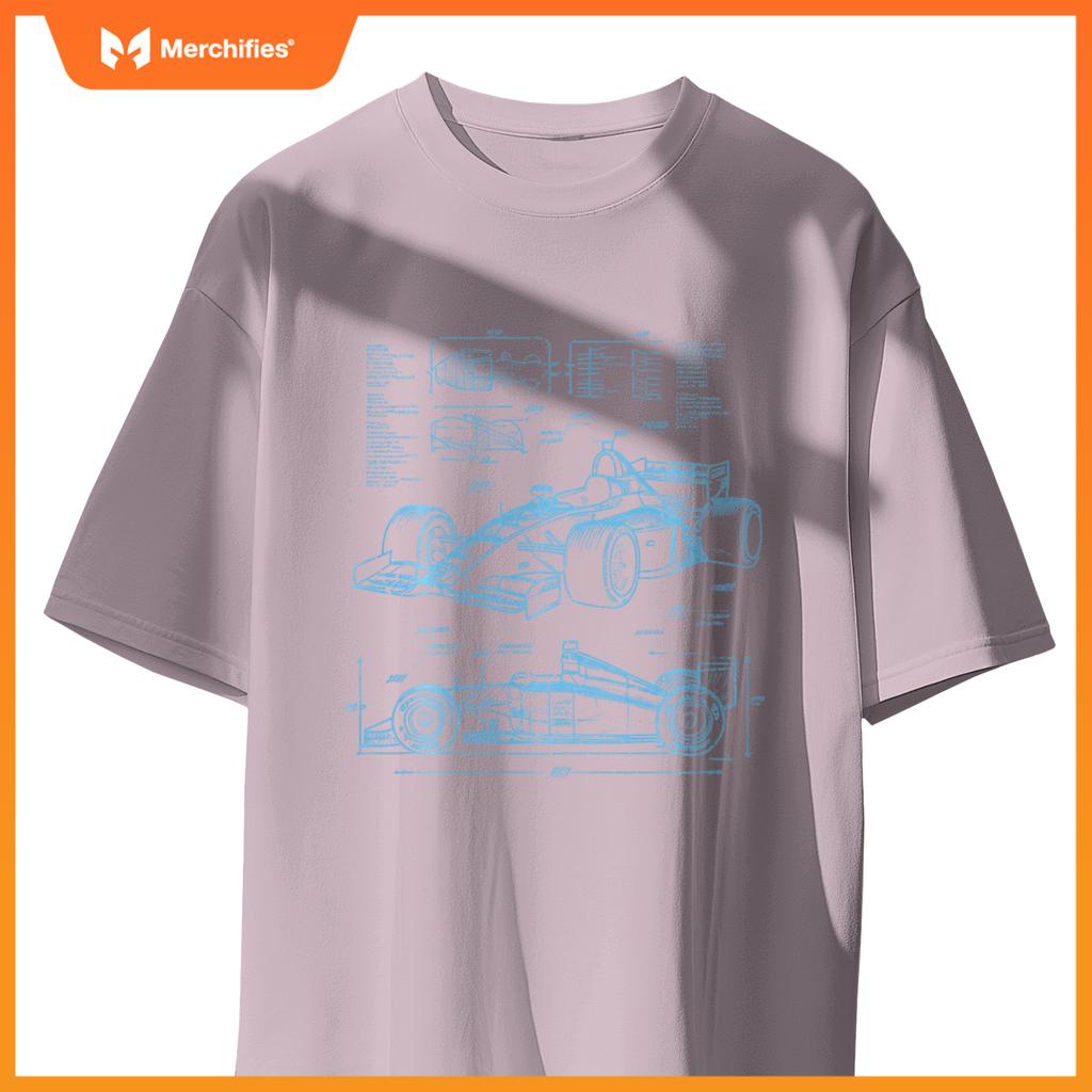 Mula Racing Car Silhouette Mechanic Car Guys T-Shirt