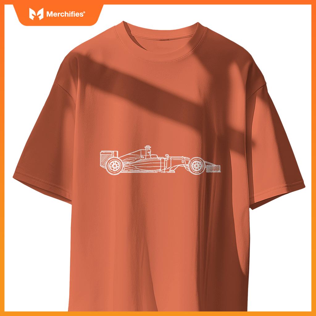 Mula Racing Fan Race Car Schematic Engineers Men Women T-Shirt