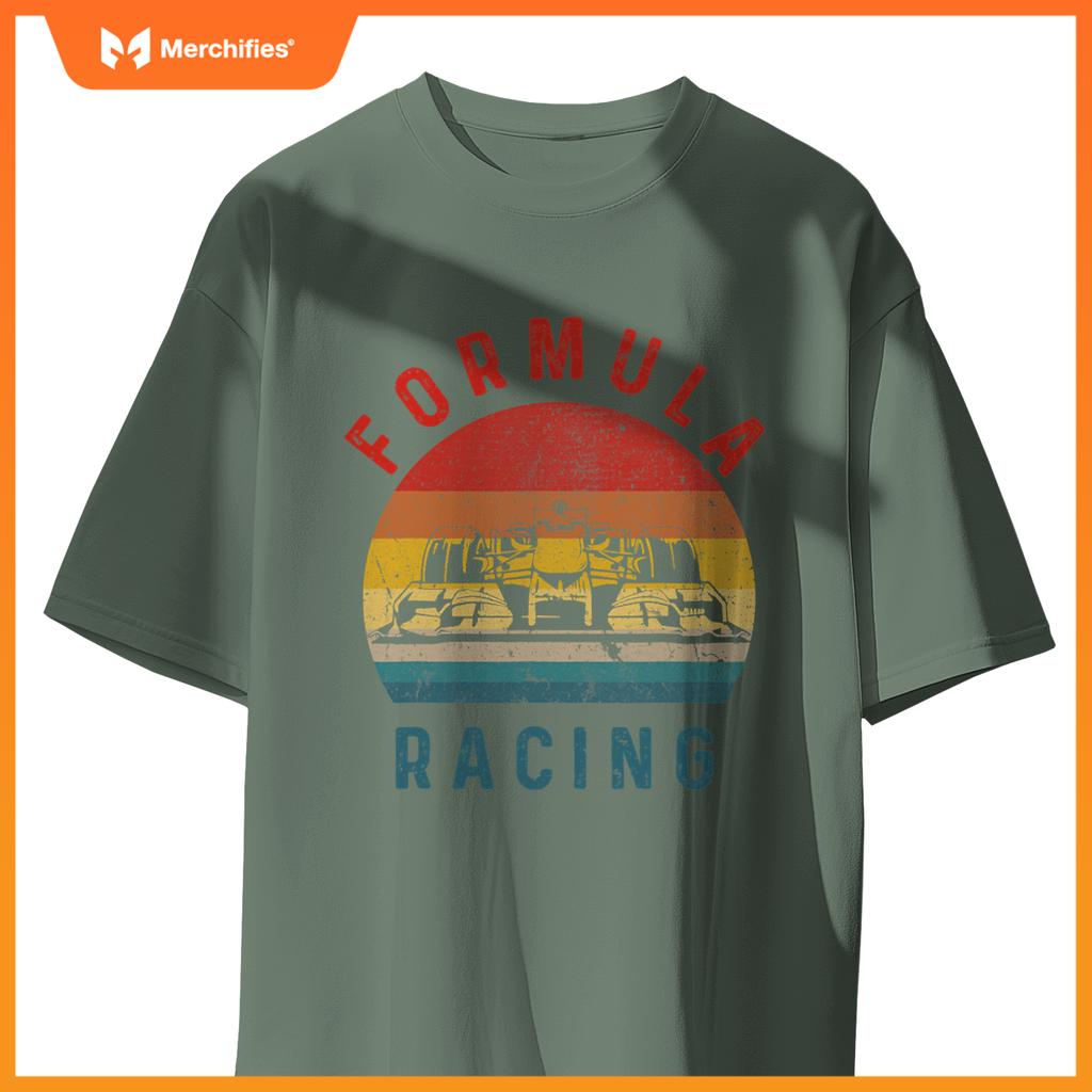 Mula Racing Fan Silhouette Race Car Mula T-Shirt
