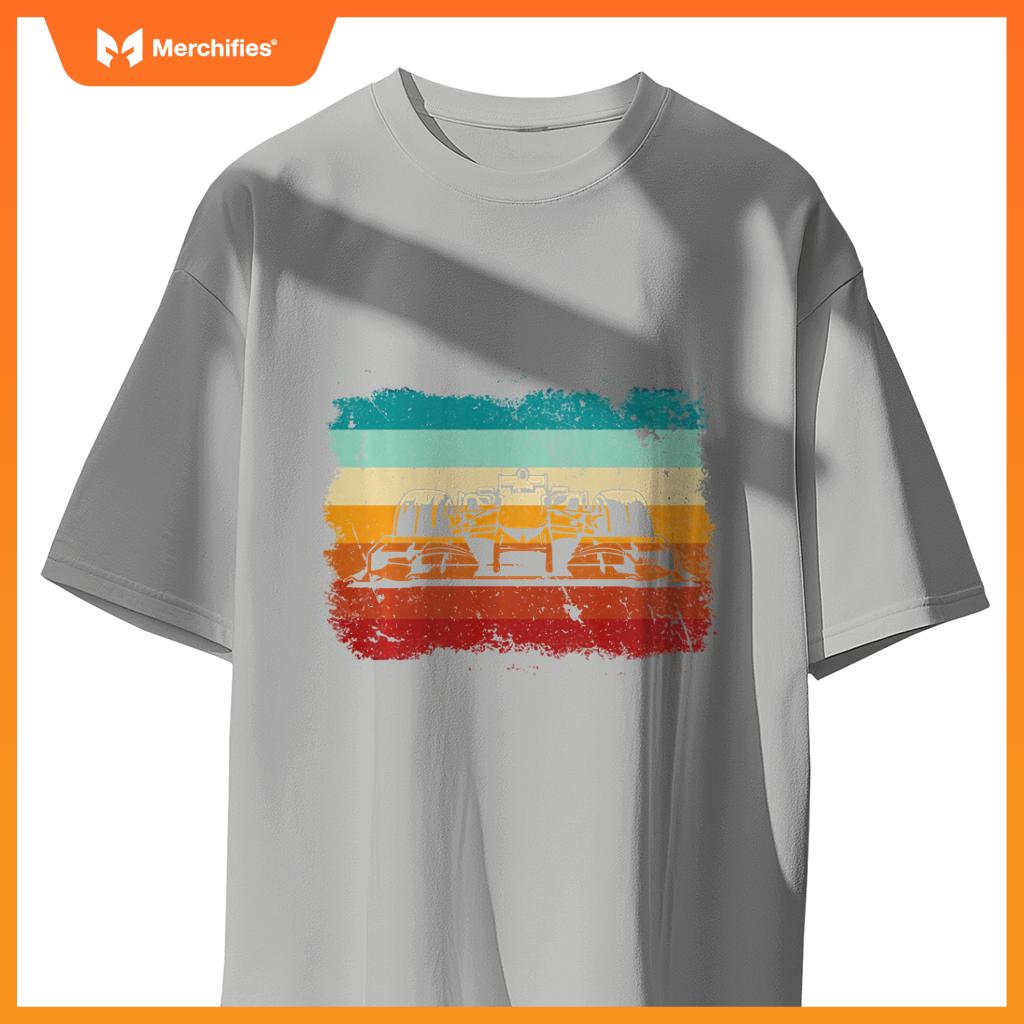 Mula Racing Lovers Silhouette Race Car Fan T-Shirt