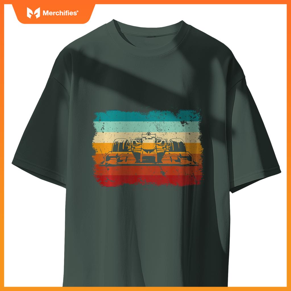 Mula Racing Lovers Silhouette Race Car Fan T-Shirt