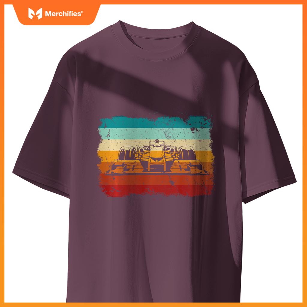 Mula Racing Lovers Silhouette Race Car Fan T-Shirt