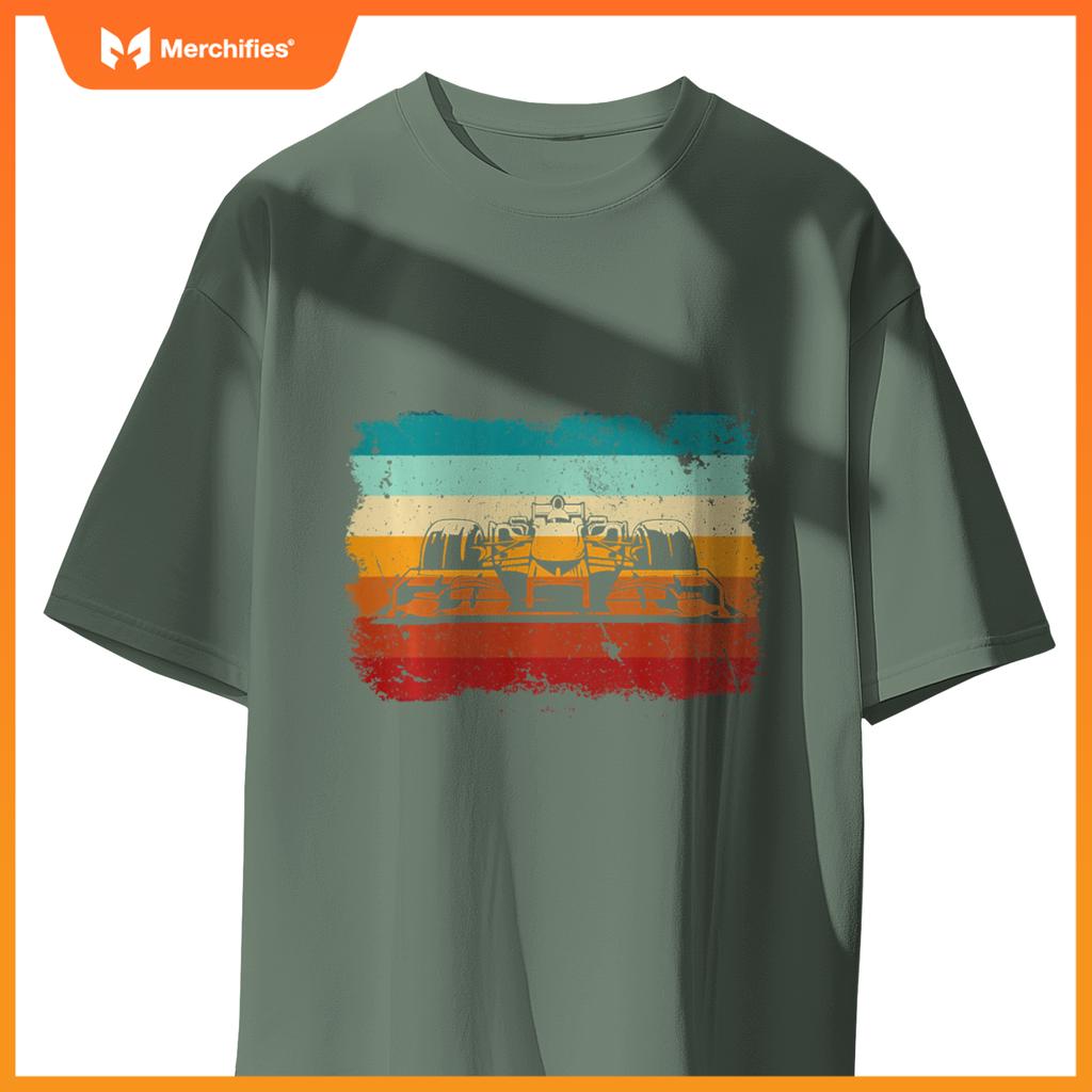 Mula Racing Lovers Silhouette Race Car Fan T-Shirt
