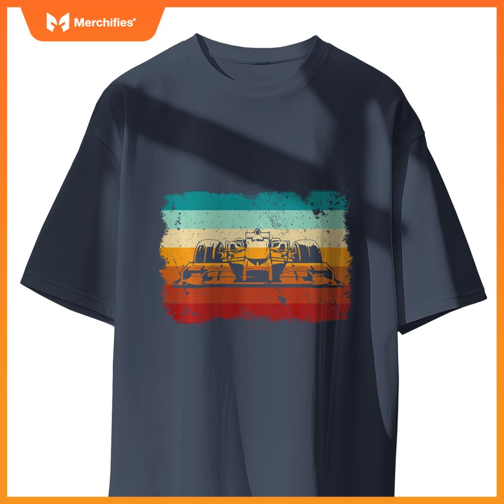 Mula Racing Lovers Silhouette Race Car Fan T-Shirt