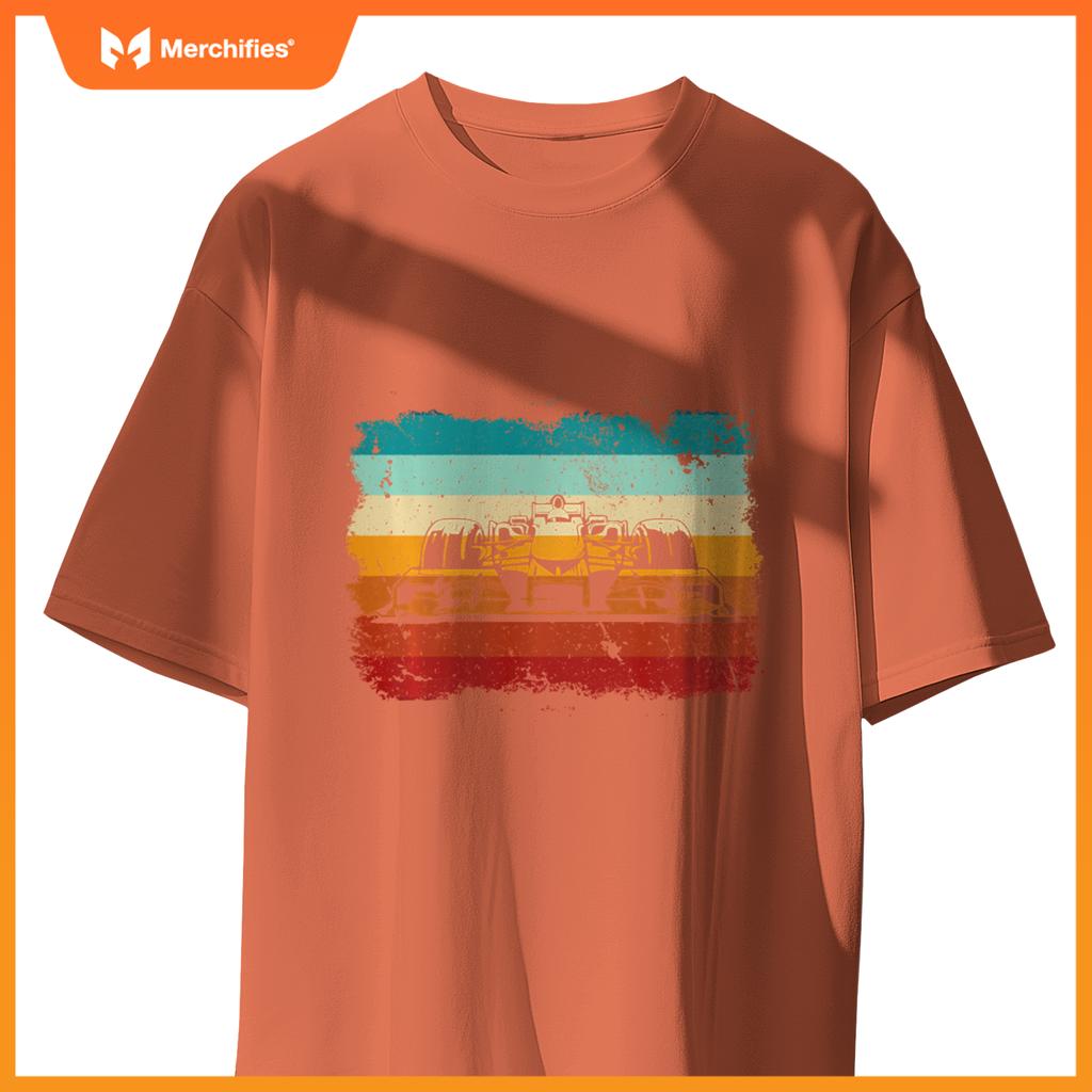 Mula Racing Lovers Silhouette Race Car Fan T-Shirt
