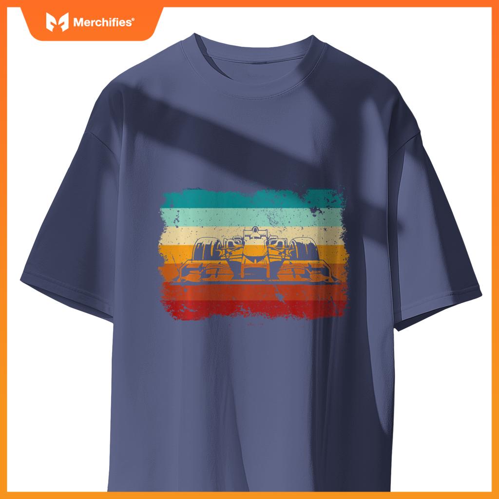 Mula Racing Lovers Silhouette Race Car Fan T-Shirt
