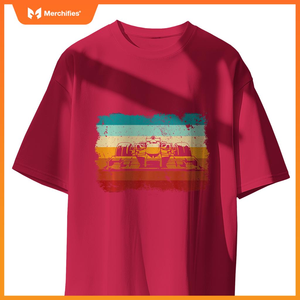 Mula Racing Lovers Silhouette Race Car Fan T-Shirt