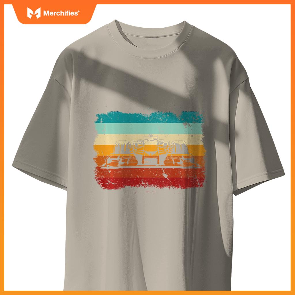 Mula Racing Lovers Silhouette Race Car Fan T-Shirt