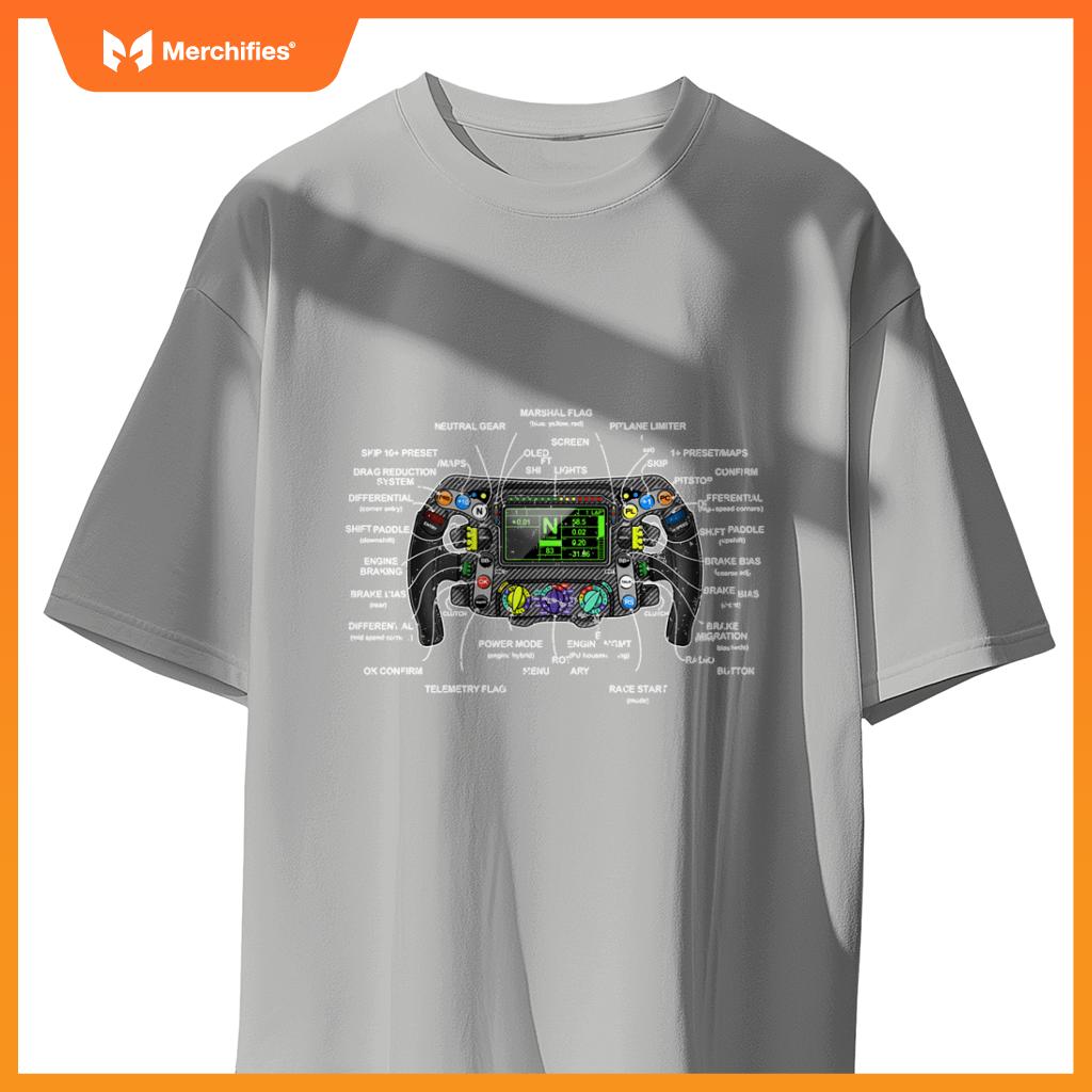 Mula Racing Open Wheel Car Fan Sring Wheel Explained T-Shirt