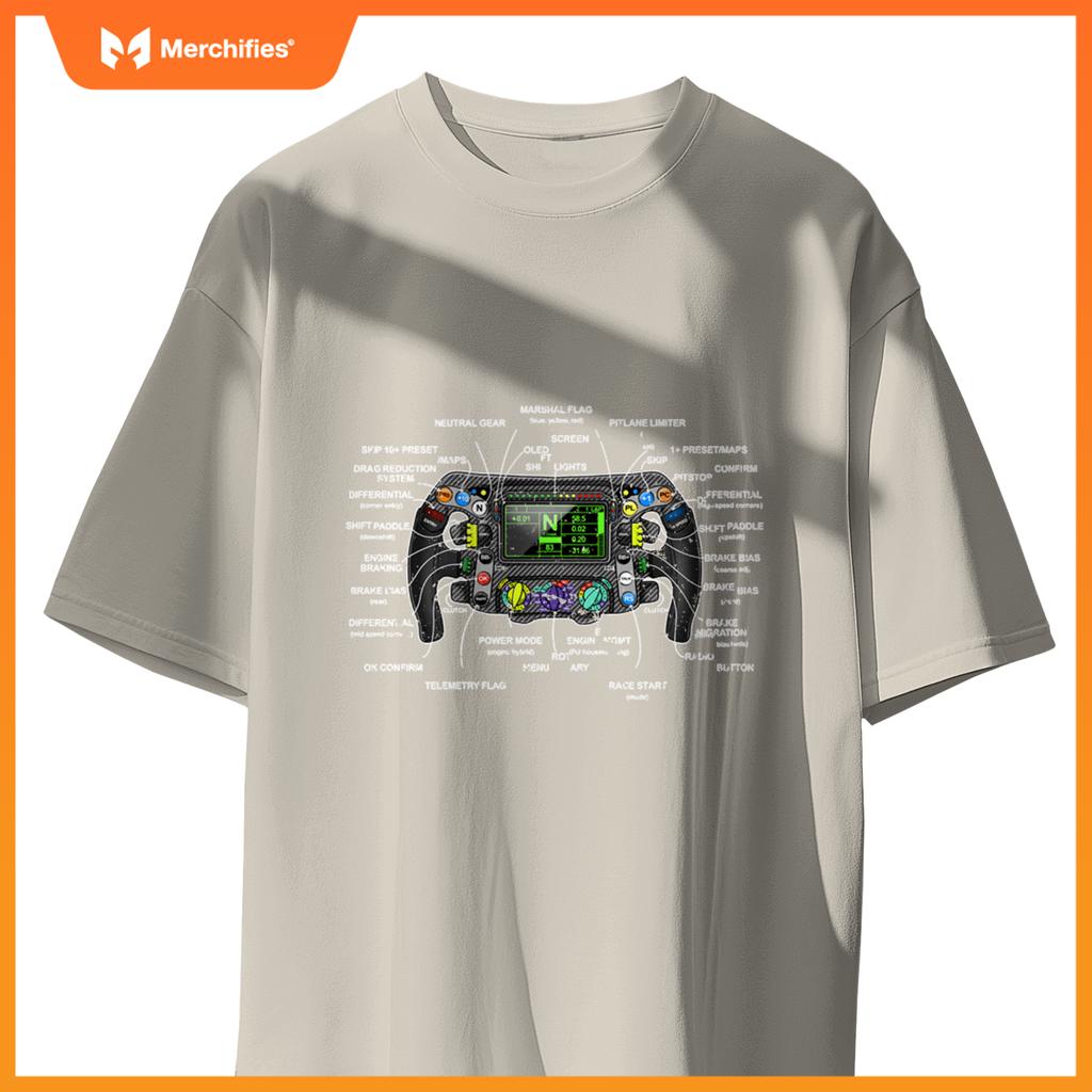 Mula Racing Open Wheel Car Fan Sring Wheel Explained T-Shirt
