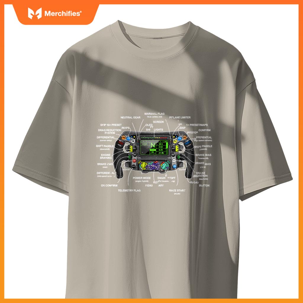 Mula Racing Open Wheel Car Fan Sring Wheel Explained T-Shirt