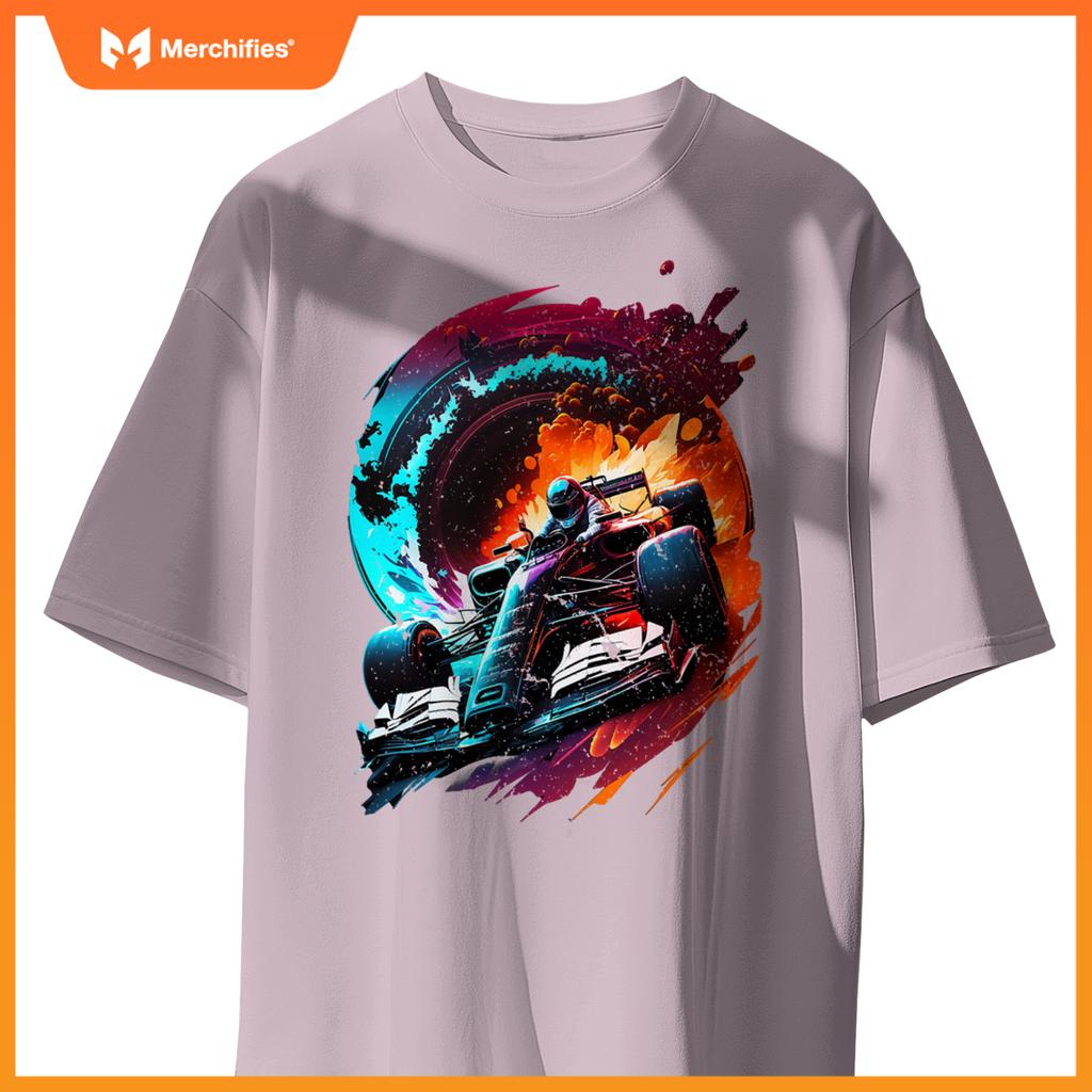Mula Racing Open Wheel Race Car On Racing Track T-Shirt