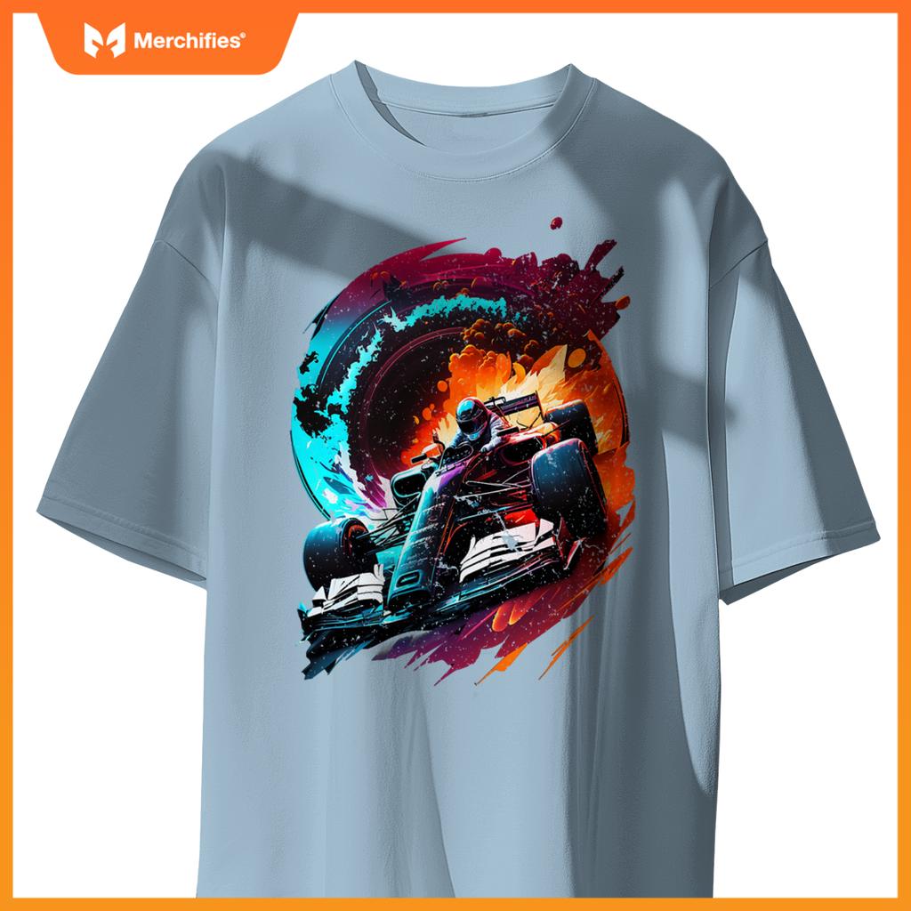 Mula Racing Open Wheel Race Car On Racing Track T-Shirt