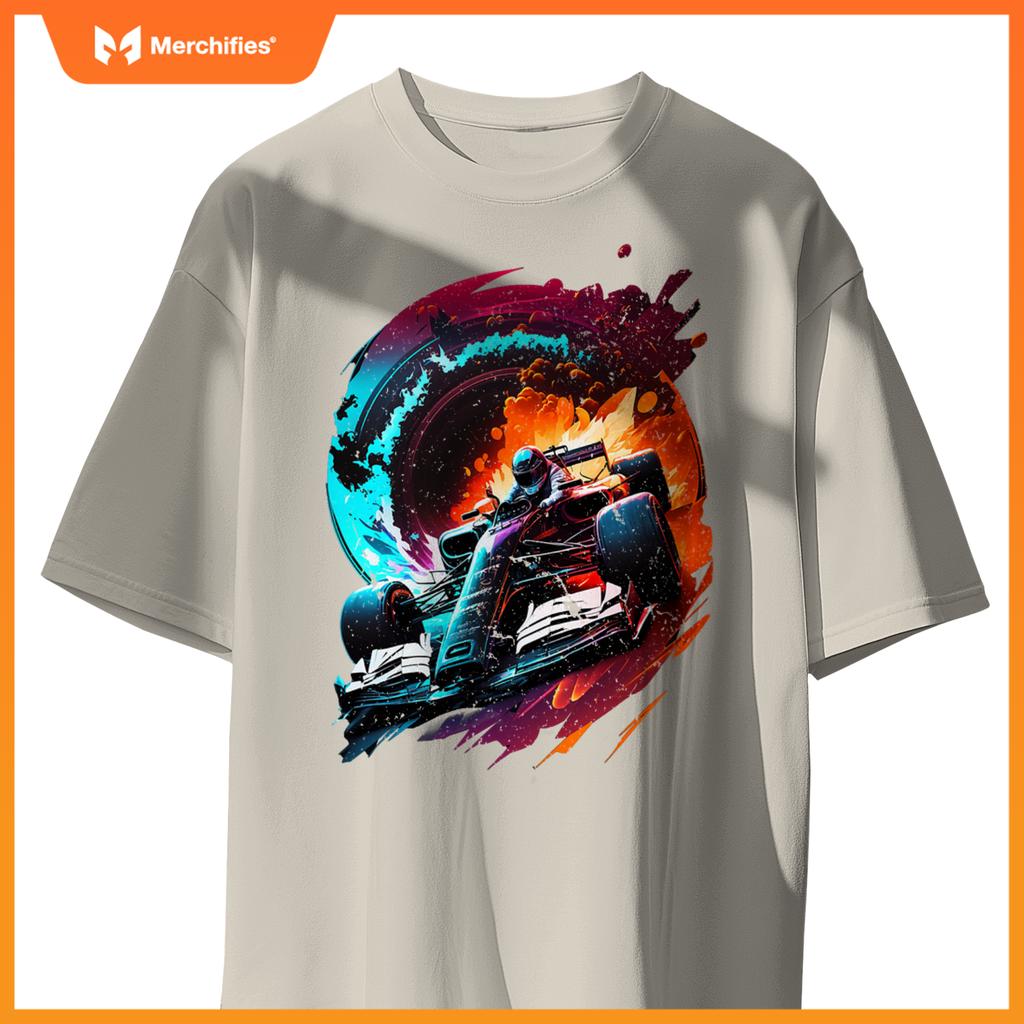 Mula Racing Open Wheel Race Car On Racing Track T-Shirt