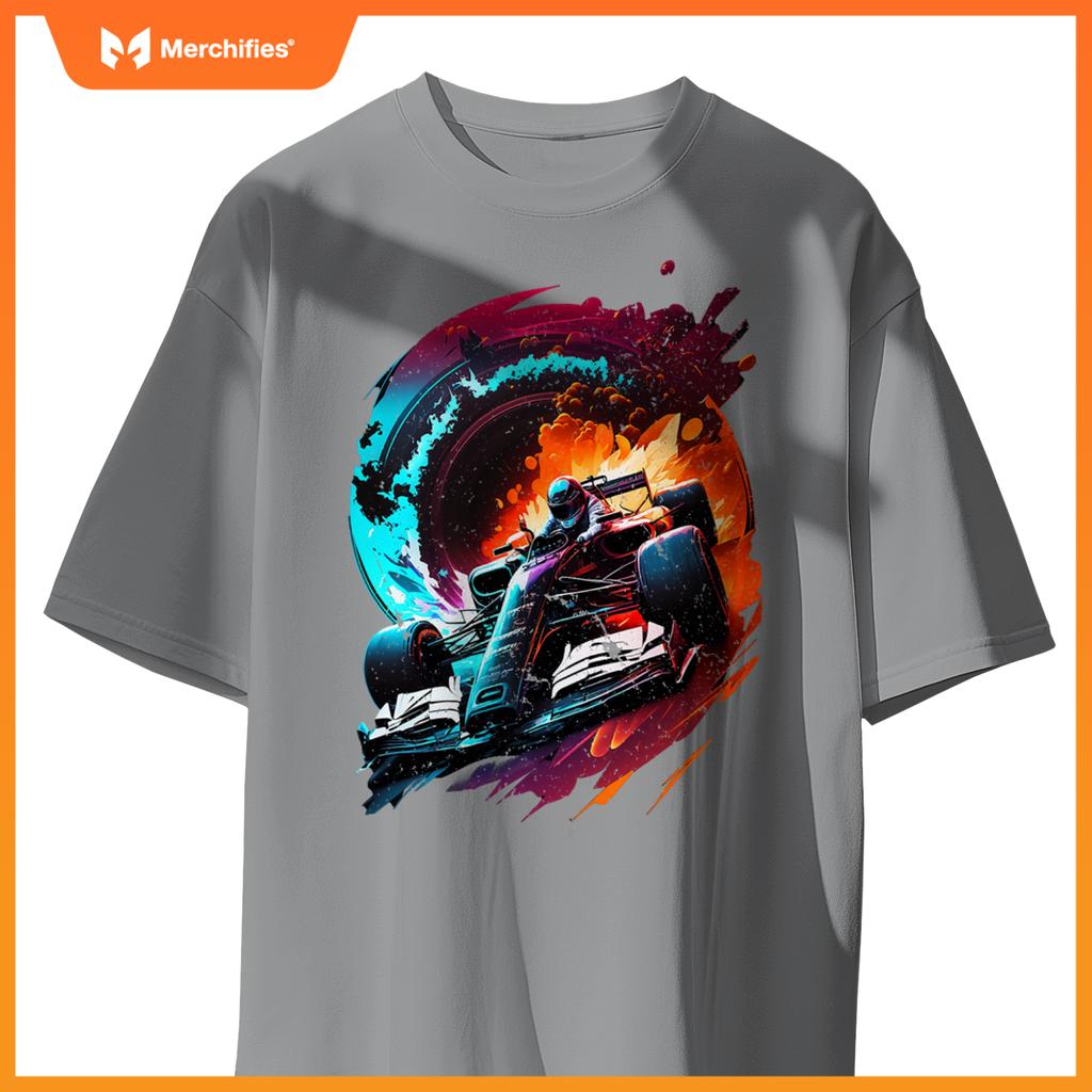 Mula Racing Open Wheel Race Car On Racing Track T-Shirt
