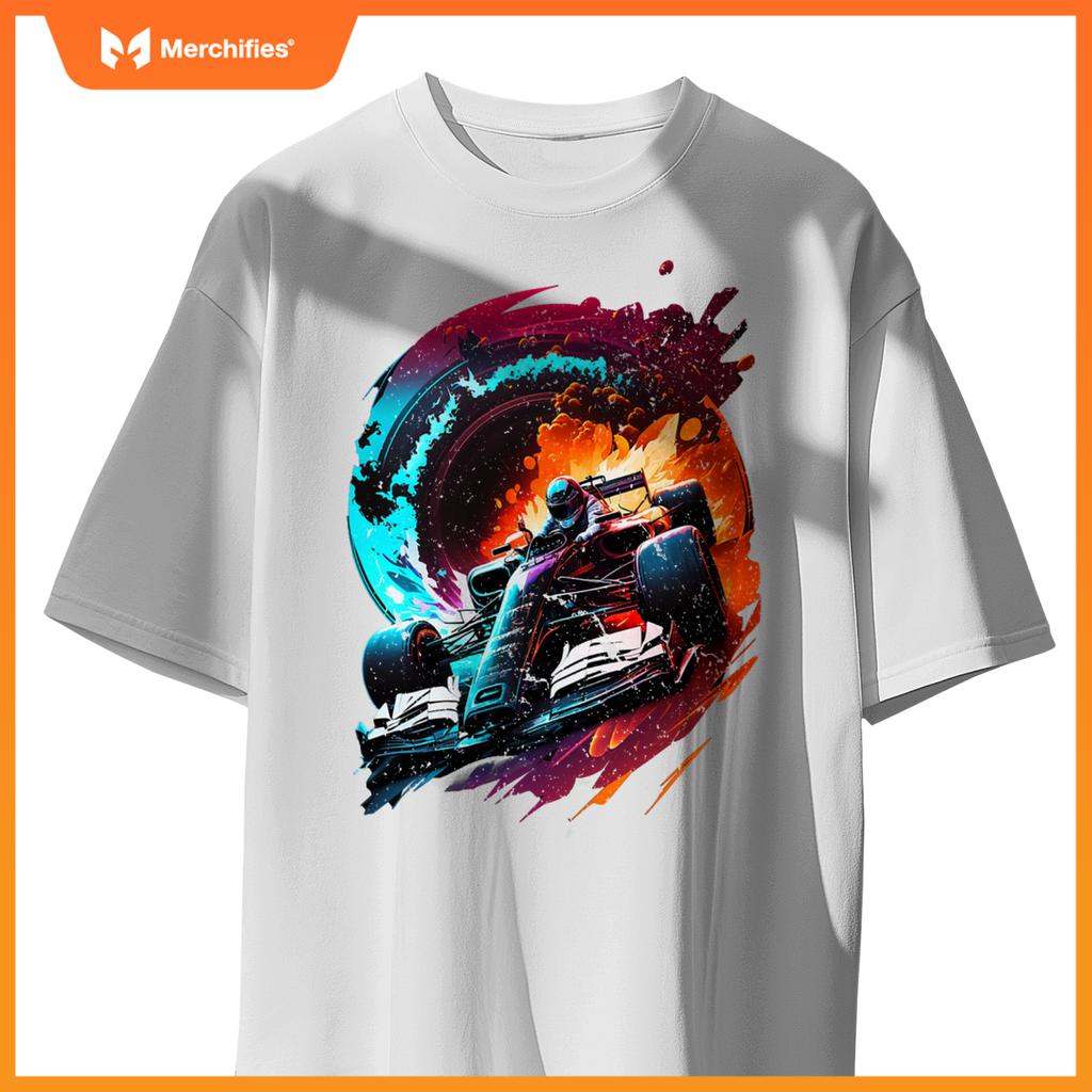 Mula Racing Open Wheel Race Car On Racing Track T-Shirt