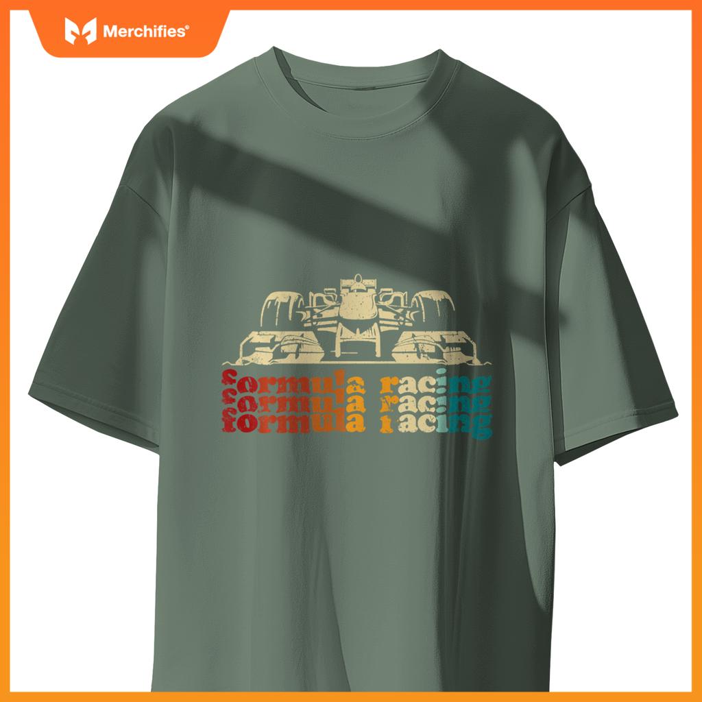 Mula Racing Silhouette Race Car Lovers Fan T-Shirt