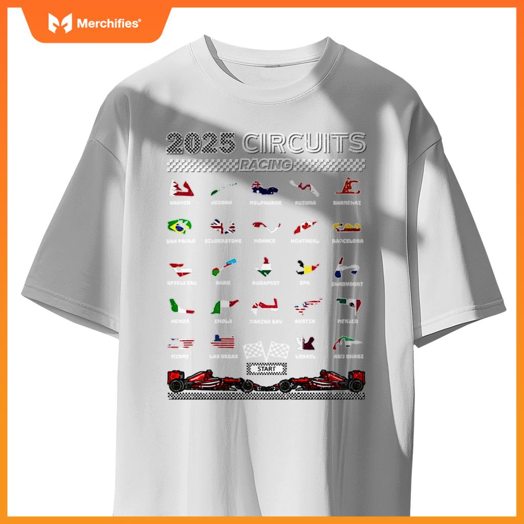 Mula Racing Track 2025 Car Fans  Racing T-Shirt