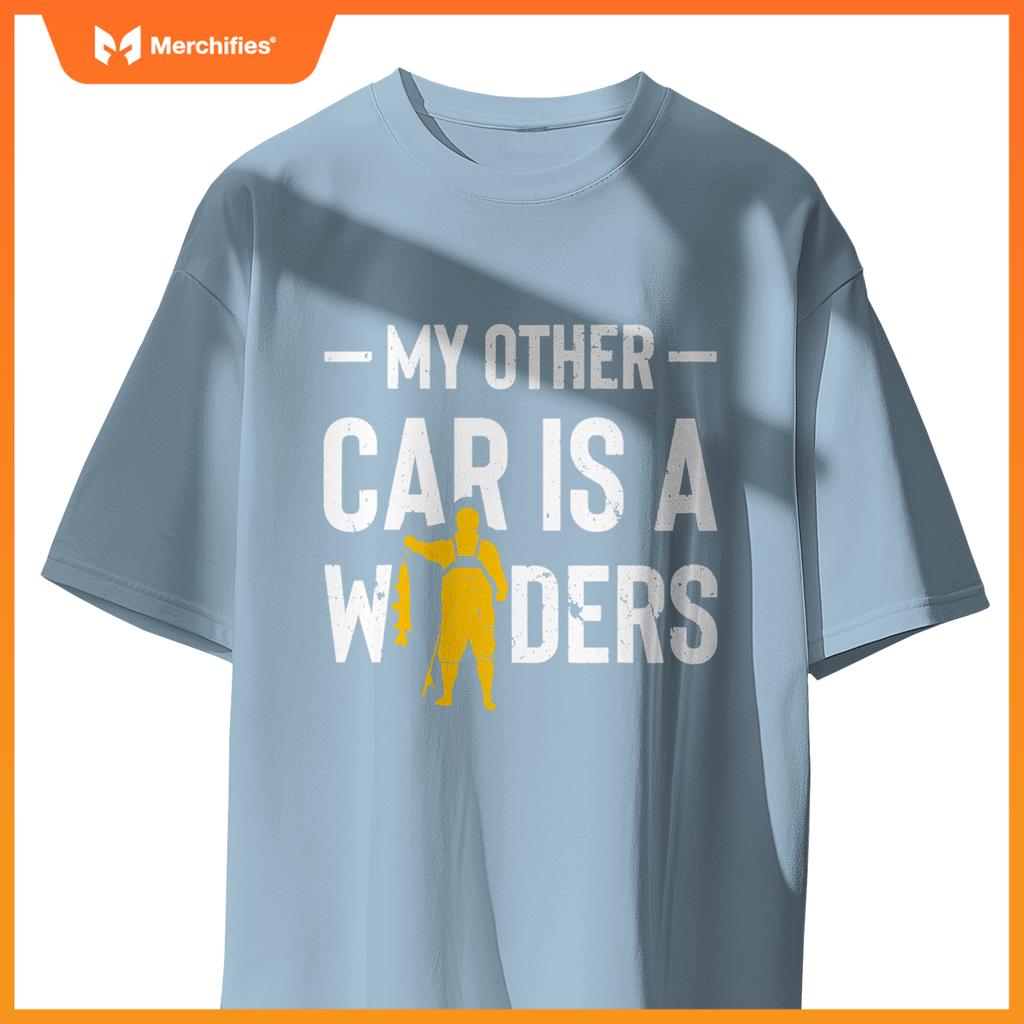 My Or Car Is A Waders Salmon Fish Salmon Fisherman T-Shirt