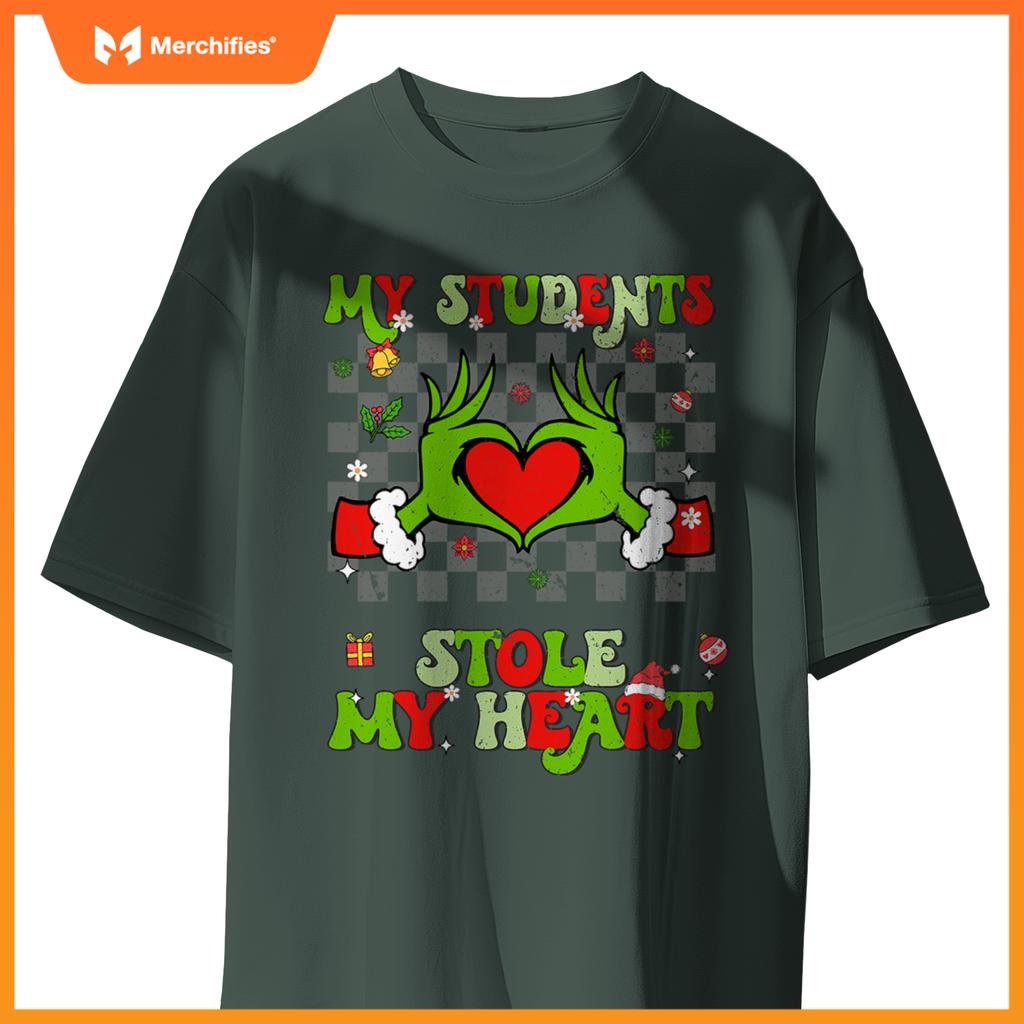 My students stole my heart christmas xmas teacher men women