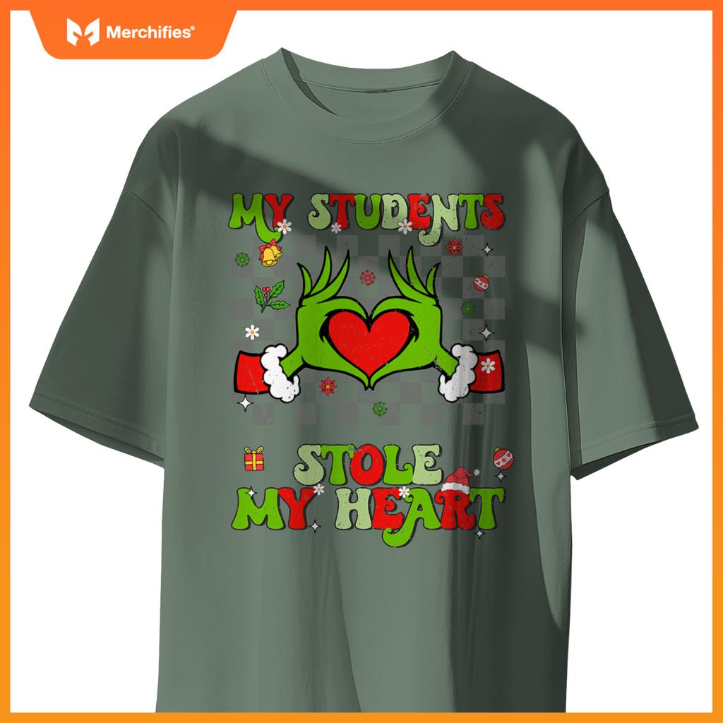 My students stole my heart christmas xmas teacher men women