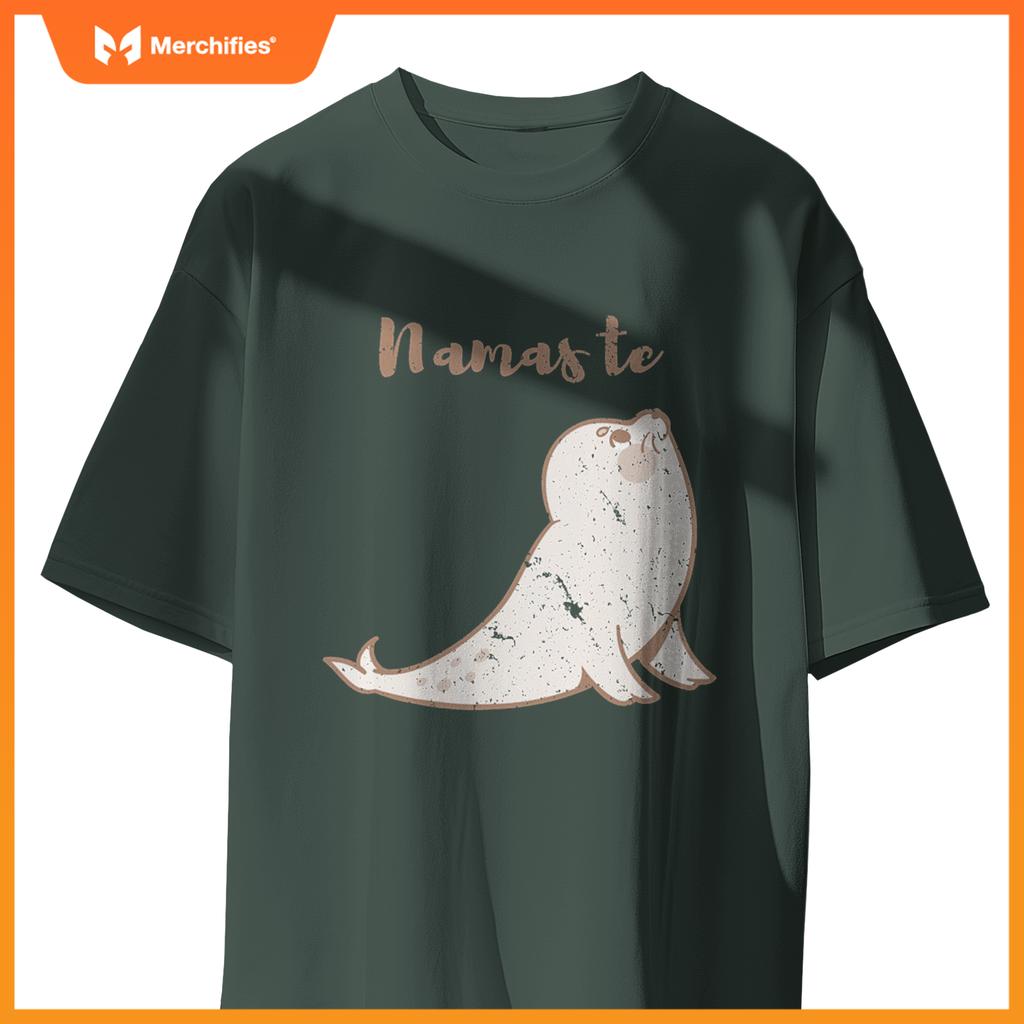 Namaste seal cobra pose  yoga teacher