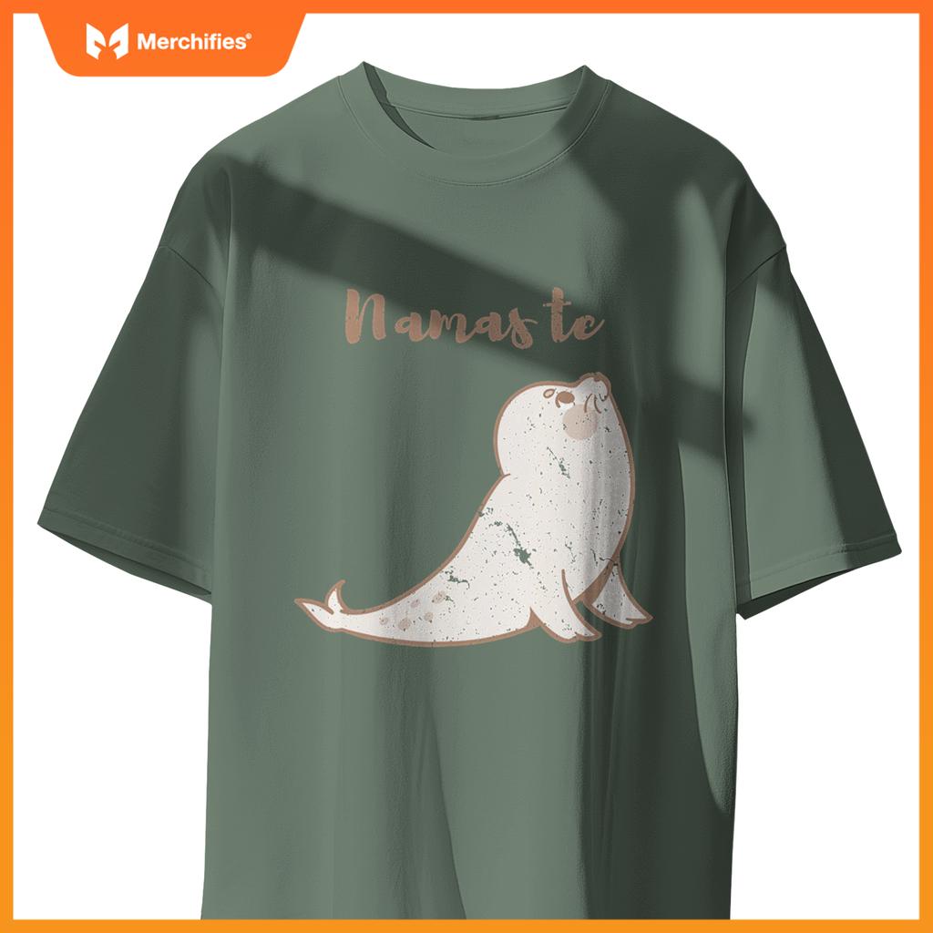 Namaste seal cobra pose  yoga teacher