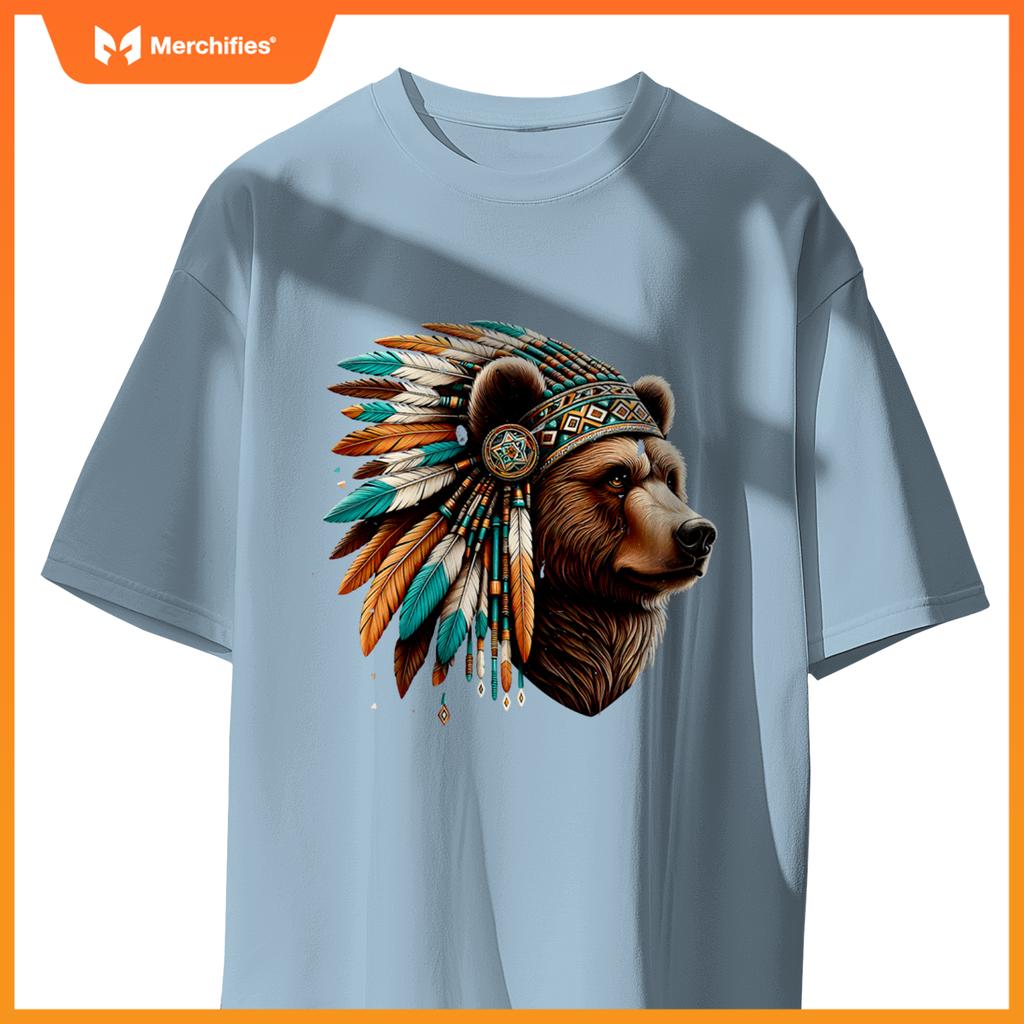 Native American Bear Artwork Native American Heritage T-Shirt